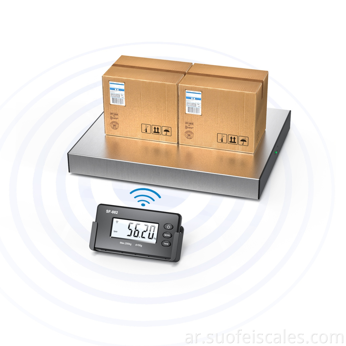 SF-882 200 كجم إلكترونية OEM POSTAL SCALE WAIGE SLIVER SHIPPIN